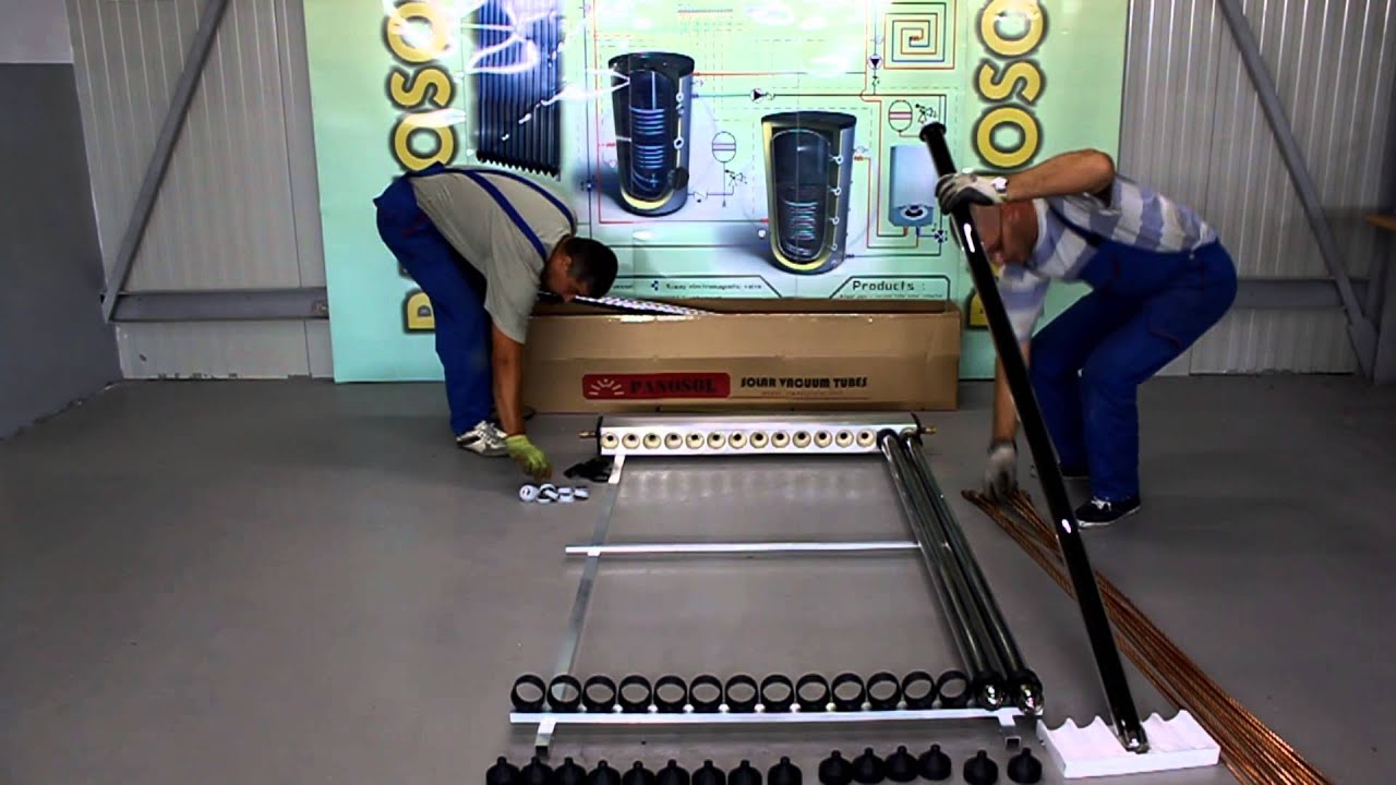 Montaj panou solar Panosol