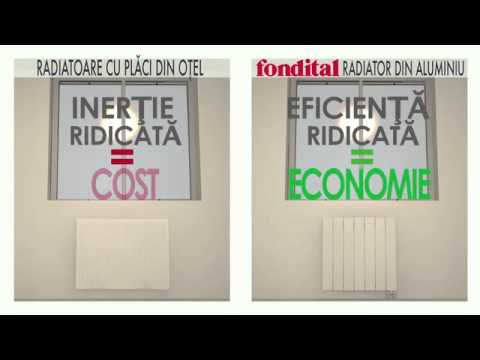 Avantajele radiatoarelor Fondital intr-un sistem de incalzire