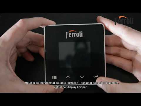 Ferroli CONNECT, De betaalbare, draadloze kamerthermostaat te bedienen via WIFI of APP.
