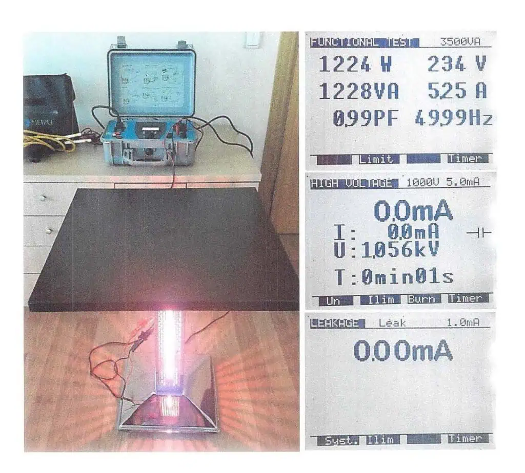 Masa de Terasa cu Incalzire Radianta 1100W Elcon test