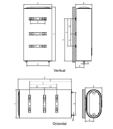 Boiler Electric Titano Twin Ferroli 50 litri caracteristici