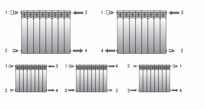 Radiator-Aluminiu-Proteo-Ferroli-HP600-asamblare