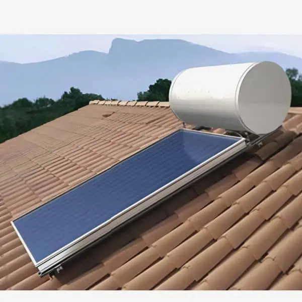 Sistem Panou solar plan apa calda colector de Cupru cu Boiler 120 litri si suport 1 1