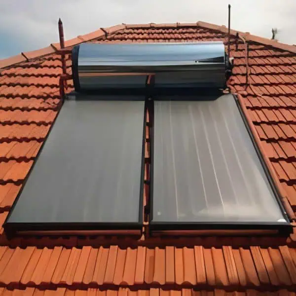 Sistem Panou solar plan presurizat cu 2 colectoare de Aluminiu 2