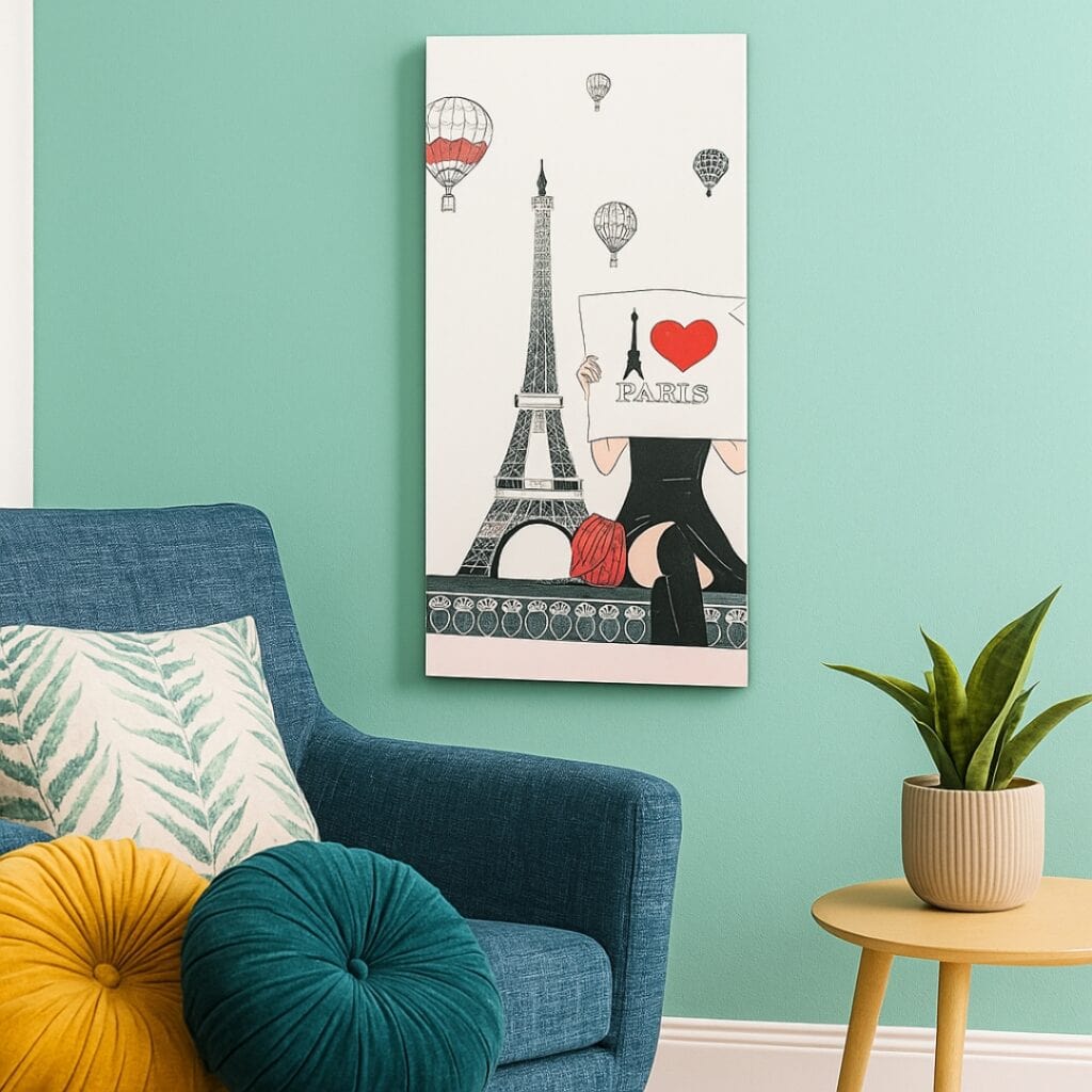 Panou radiant pictat manual Paris cu termostat 700W
