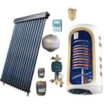 Kit Solar apa calda presurizat pentru 3 persoane cu boiler 150l doua serpentine