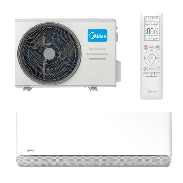 Aer conditionat Midea Breezeless E 18000BTU cu Wi-fi, Alb, A++ (CB1-18HRFN8-I)