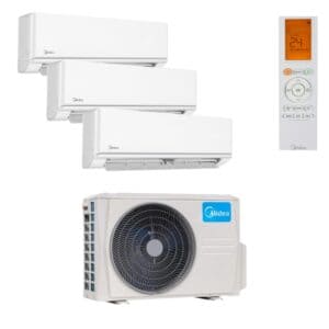 Aer conditionat Multisplit Midea 27000 BTU cu 3 unitati interioare de 12000 BTU