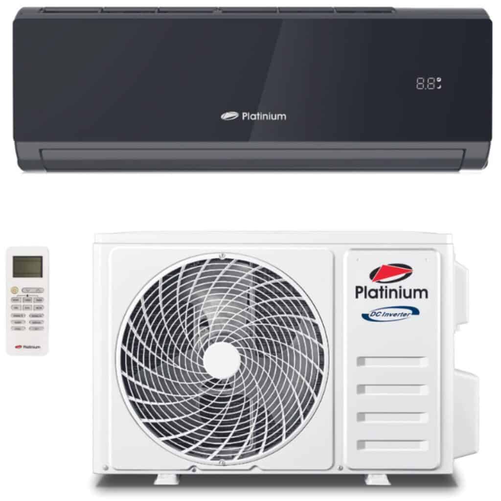 Aparat de aer conditionat Platinum 12000 BTU Black Mirror cu Wi-fi, Clasa energetica A++, Negru (PWIFI-12R32++BM)