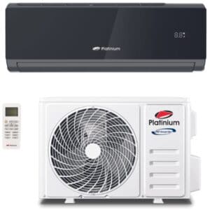 Aparat de aer conditionat Platinum 12000 BTU Black Mirror cu Wi-fi, Clasa energetica A++, Negru (PWIFI-12R32++BM)