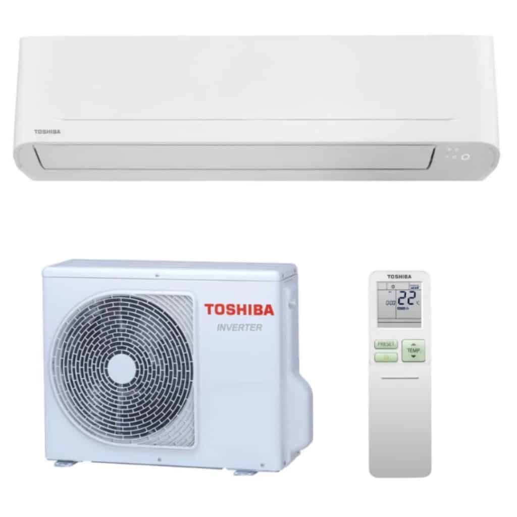Unitate de aer condiționat Toshiba, soluție eficientă pentru răcire și încălzire, echipament de calitate pentru confort termic optim.