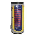 Tanc de încălzire centrală cu serpentină de încălzire și rezistențe electrice, componente pentru sisteme de încălzire eficiente.