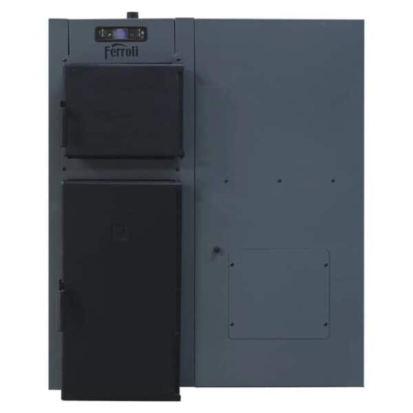 Cazan termic Ferroli pe peleti sau lemne BioPellet Combi 25 KW