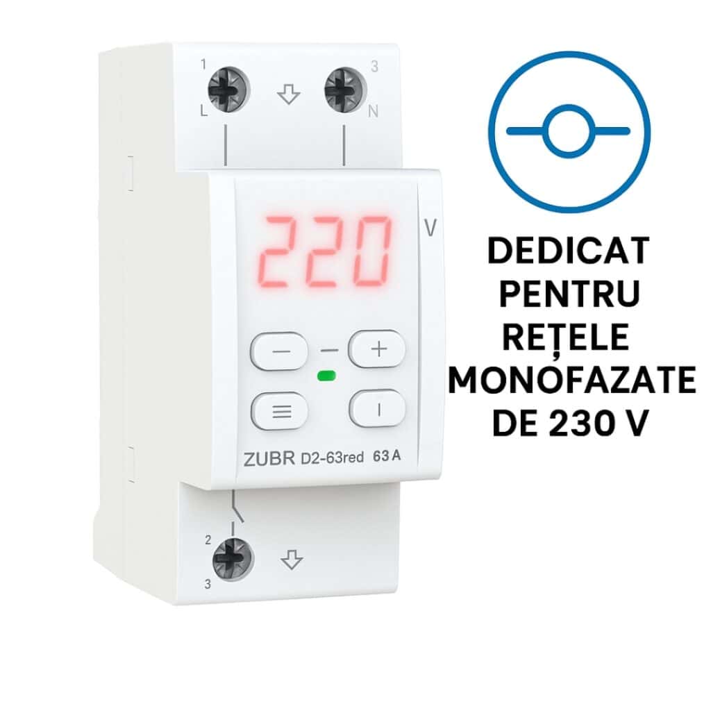 Releu ZUBR D2 Red 40A Monofazat