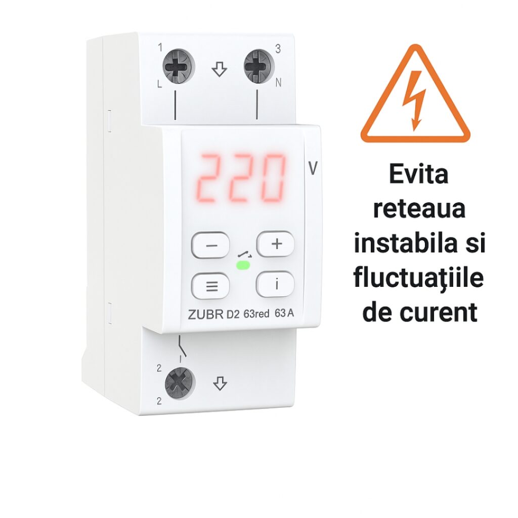 Releu de protectie tensiune ZUBR Monofazat