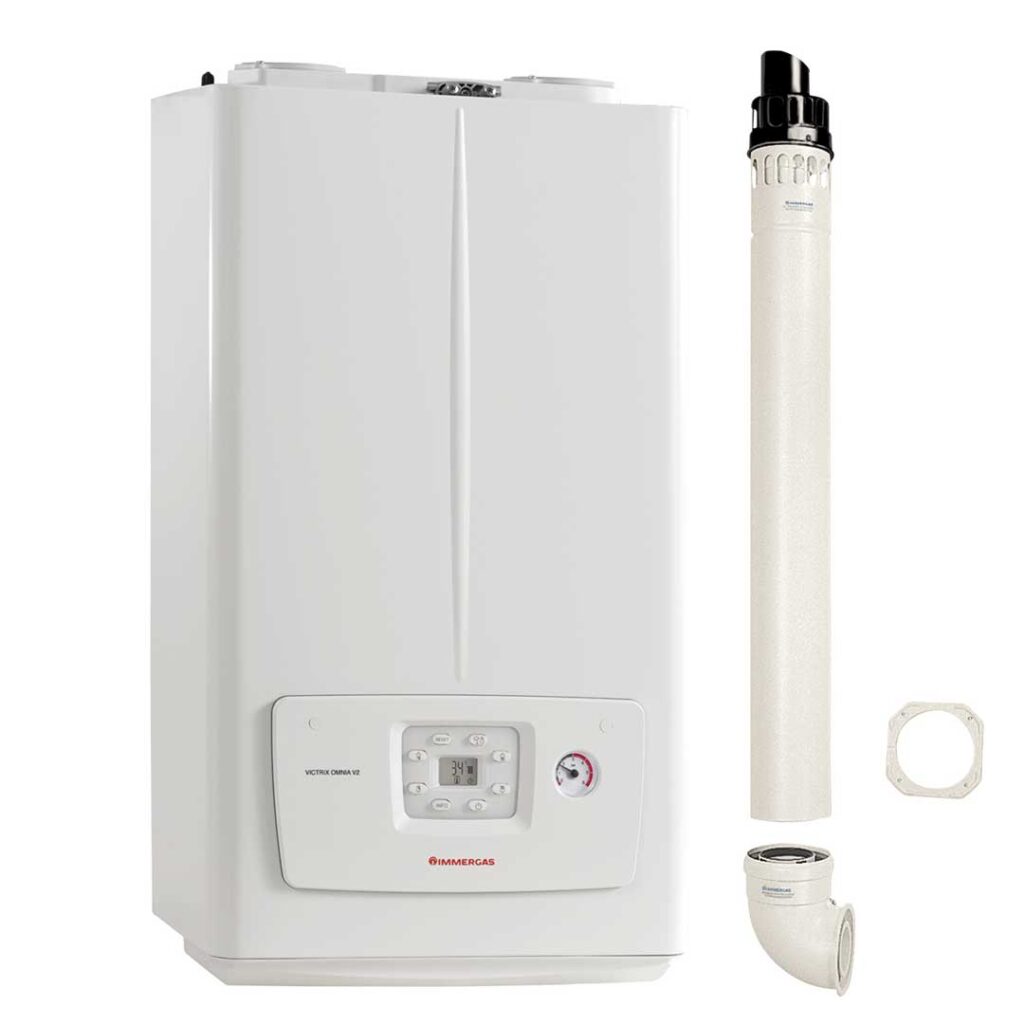 Ecoterm Optim Clima - Solutii pentru incalzire si climatizare 51 Centrala termica Immergas Victrix Omnia V2 26 condensatie, design compact si eficienta