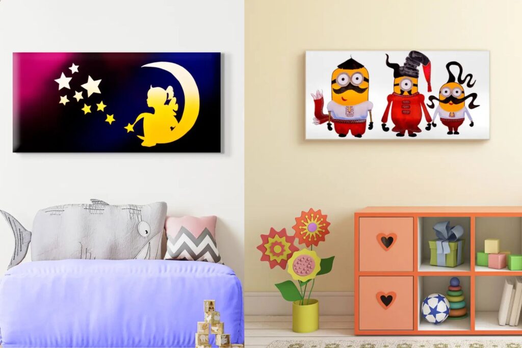 panou radiant pentru camera copiilor