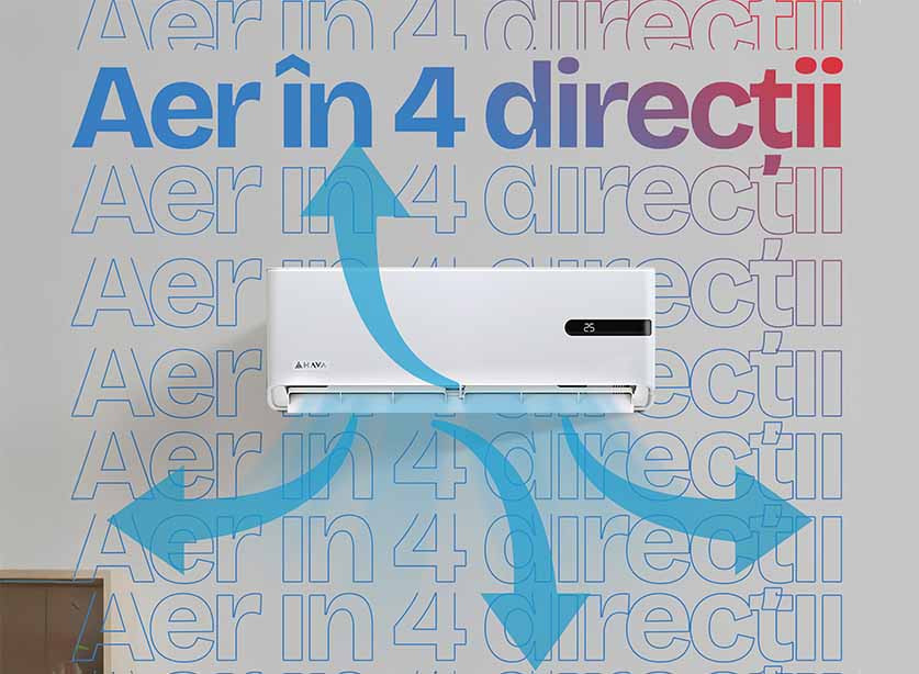 Distributie aer in 4 directii HAVA