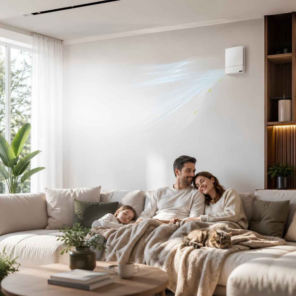 ventilatie cu recuperare de caldura.
