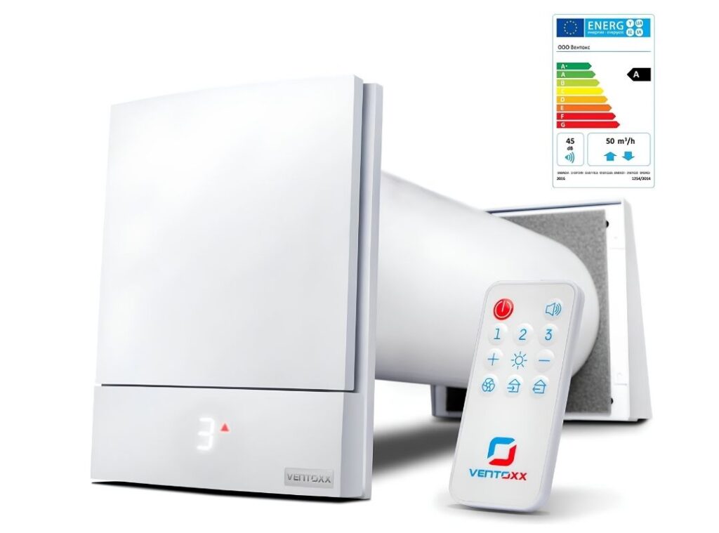 Recuperator de caldura descentralizat Ventoxx Harmony cu telecomanda 1 recuperator de caldura ventoxx